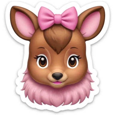 bambi with 🎀 sticker