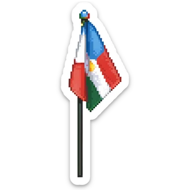 position marker flag sticker