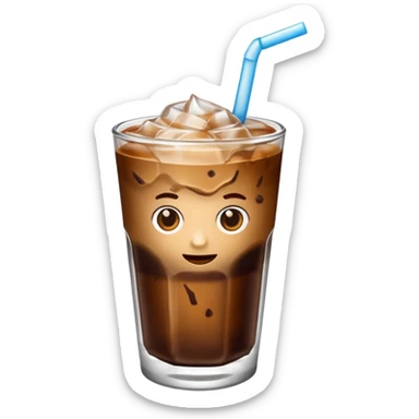 Iced coffee sticker