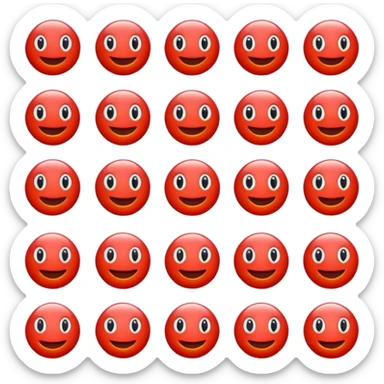 ©️ make this emoji red and add a slash in-between  sticker