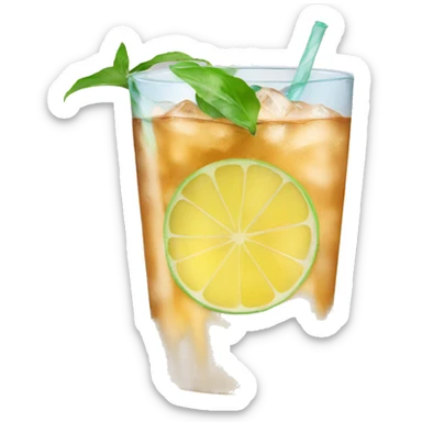 Refreshing drink sticker