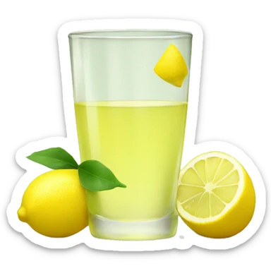 Shotglass of limoncello  sticker