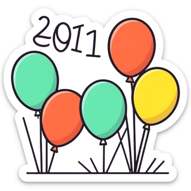 Happy New Year  sticker