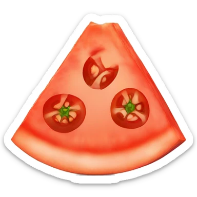 Slice of tomato sticker