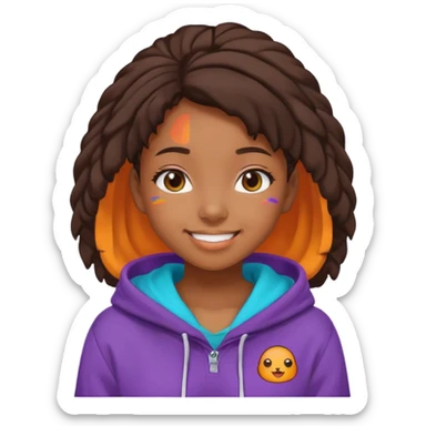 TWITCH EMOTES KAWAII BLACK GIRL sticker