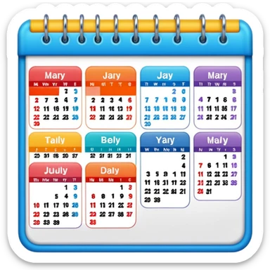 I want an emoji for a slack app that covers a weekly rotation - so something that has a calendar or depicts incidents or monitoring sticker