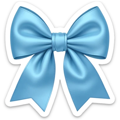 Elegant Satin Bow sticker
