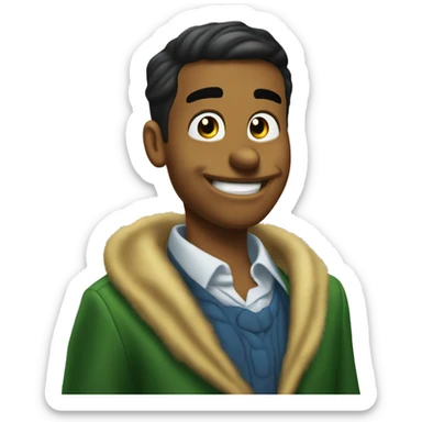 Lucas Duck Christmas of lonney toons sticker