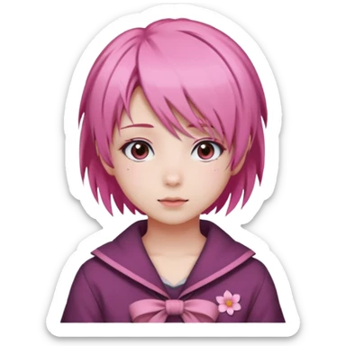 Naruto anime ka Sakura sticker