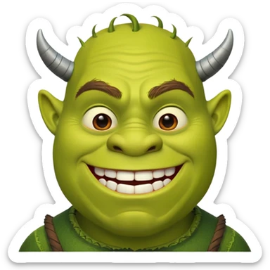 shrek sticker