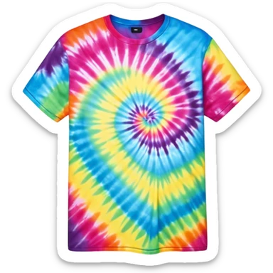 tie dye shirt sticker