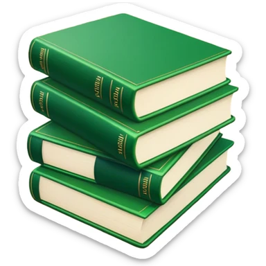 Green books  sticker