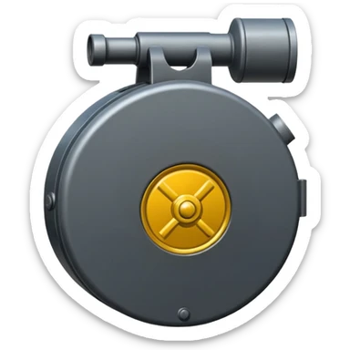 generate a realistic anti-tank mine sticker