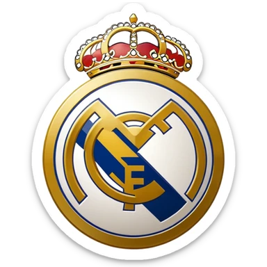 Real Madrid escudo real sticker