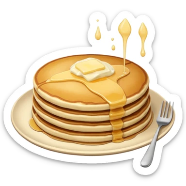 breakfast pancake (no dripping) sticker