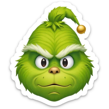 the grinch real action sticker