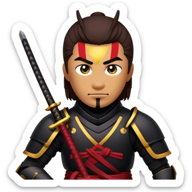 Shadow Samurai sticker