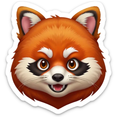 A random cool animal thats veeeeery angry sticker