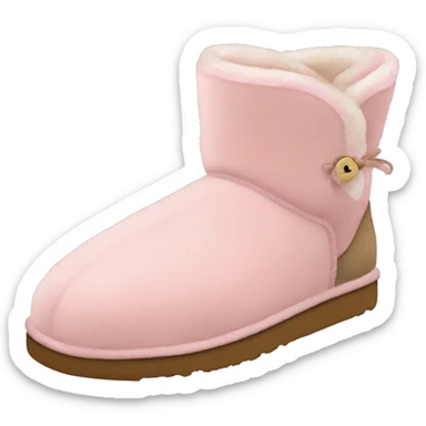UGG slippers light pink  sticker