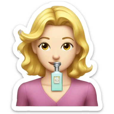 experiment with perfume (design texture feeling), no emoji sticker