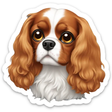 Cavalier king  sticker