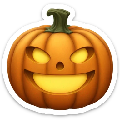 Pumpkin sticker