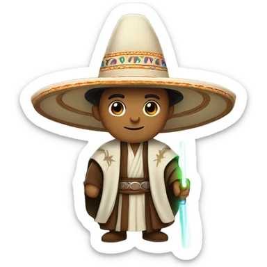 Mexican Jedi sticker