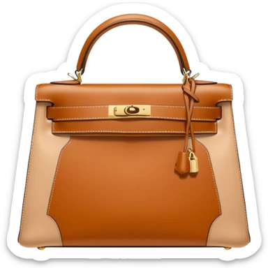 hermes kelly flesh color bag sticker