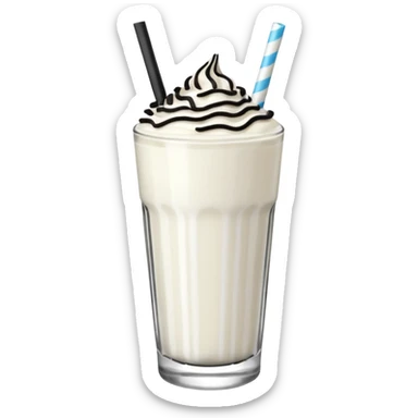 Oreo white smoothie and glaze on top  sticker