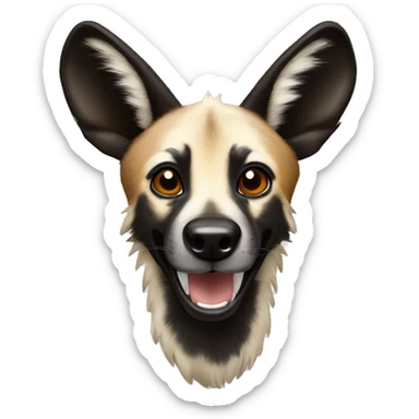 African Wild Dog  sticker
