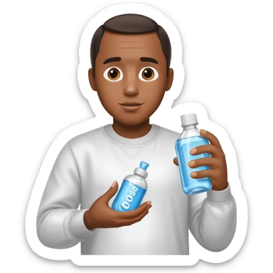 Diddy holding baby oil sticker