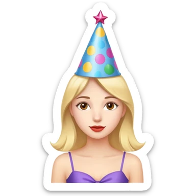 21st birthday girl sticker