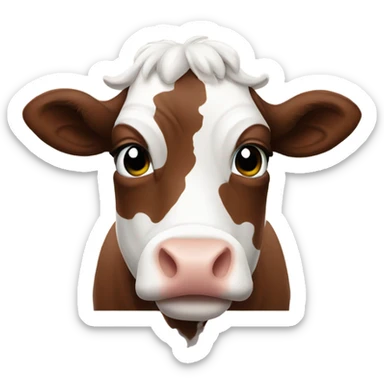 Hereford heifer sticker