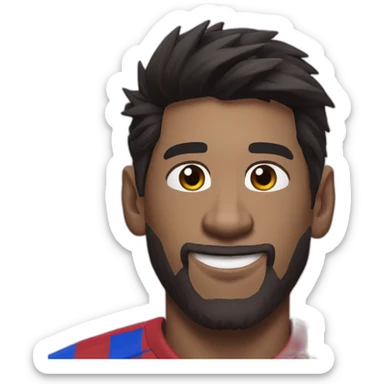 Messi as Twitch streamer sticker