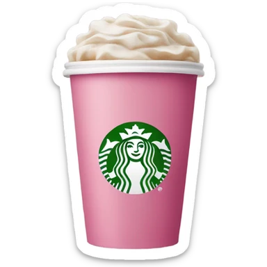 Pink Starbucks sticker