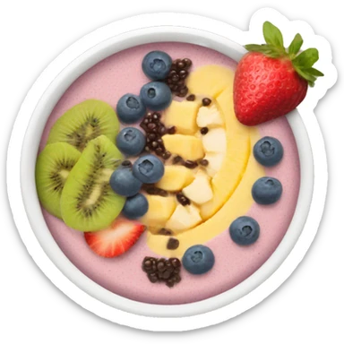 Smoothie bowl sticker