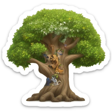 Disney parks animal kingdom tree of life  sticker