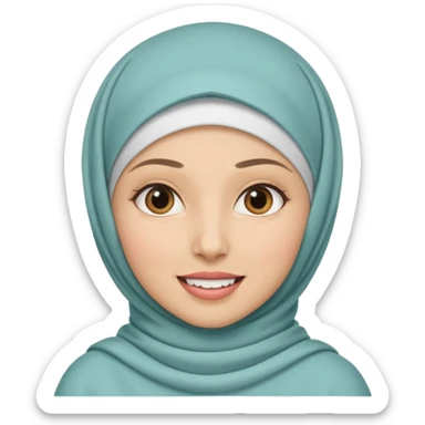 hijab dentist sticker
