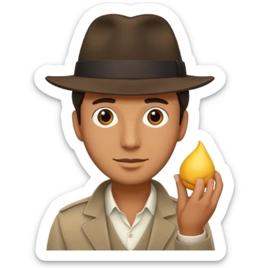 The maybe man sticker