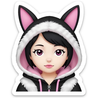 Kuromi from hello kitty  sticker