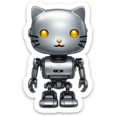 Hello kitty T800 robot sticker