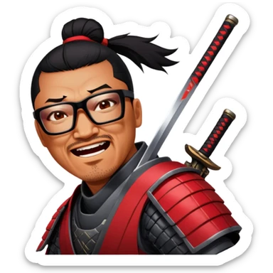 Battle-Ready Samurai sticker