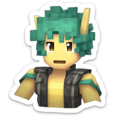 Pixelmon Minecraft Marshall Cool Anime sticker