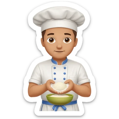 Chef kneading dough


 sticker