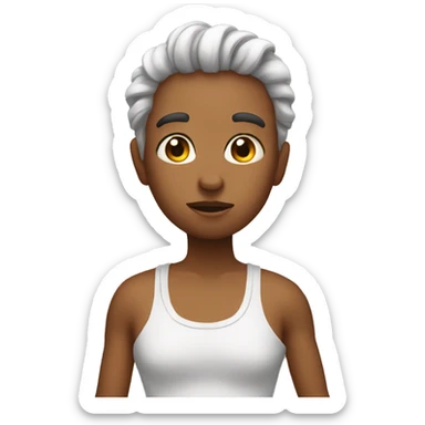 just woke up sticker