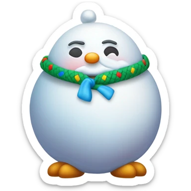 Boneco de neve sticker