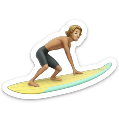 Planche de surf sticker