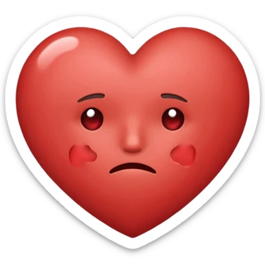 Cœur fatigué  sticker