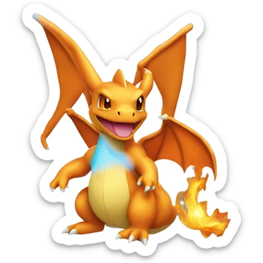 Charizard shiny sticker