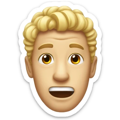 shake my head sticker